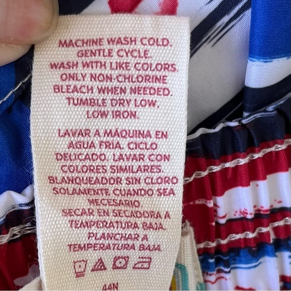 •OP• Red/White/Blue Beach Surf/Swim Shorts - Size Medium (7-9) - Picture 6 of 7